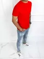 Štýlové červené tričko
