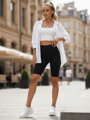 Dámske kraťasy SOFT AND FIT čierne SY0420