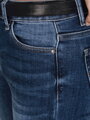 Dámske rifle skinny s vysokým pásom tmavomodré UY2823