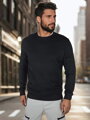 Pánska basic mikina čierna Dstreet BX5882
