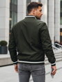 Pánska prechodná bomber bunda zelená Dstreet TX5024