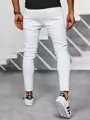 Biele pánske džínsy