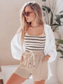 Dámske letné šortky NOT TOMORROW khaki SY0447
