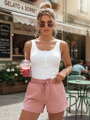 Dámske bavlnené šortky CITYCHIC ružové SY0348
