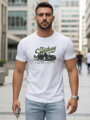 Bedrucktes Feuerwehr-T-Shirt mit Totenkopf für Männer NX054R