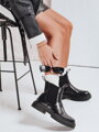 Dámske členkové čižmy LUXIBOOTS na platforme béžové ZY1020