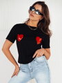 T-shirt damski PALIS czarny Dstreet RY2430