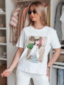 T-shirt damski BRAVIS biały Dstreet RY2616