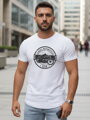 Bedrucktes Feuerwehr-T-Shirt mit Totenkopf für Männer NX054R