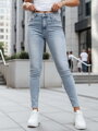 Dámske rifľové nohavice skinny ZIPSKINS modré UY2385