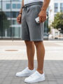 Pánske teplákové šortky tmavo šedé Dstreet SX2281