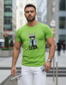 Bedrucktes Feuerwehr-T-Shirt mit Totenkopf für Männer NX054R