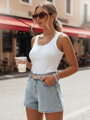 Dámske jeansové šortky HOT LIGHT modré SY0467