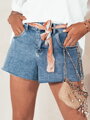 Dámske jeansové šortky DENIMFLAIR modré SY0352