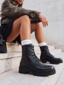 Dámske členkové čižmy STYLOBOSS čierne ZY0521