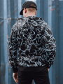 Pánska mikina na zips s kapucňou, čierna Dstreet BX5810