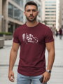 Herren Life on Wheels T-shirt kastanienbraun Dstreet NX5016R
