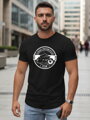 Bedrucktes Feuerwehr-T-Shirt mit Totenkopf für Männer NX054R