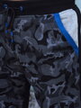 Pánske čierne camo tepláky Dstreet UX4429