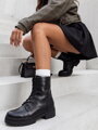 Dámske členkové čižmy STYLOBOSS čierne ZY0521
