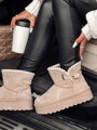 Dámske členkové čižmy SOFTWALK khaki ZY0562