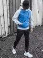 Senzačná modrá mikina