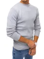 Svetlo šedý trendový sveter