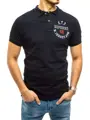 Granátové POLO tričko s výšivkou.