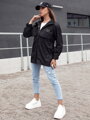 Dámska bunda parka s kapucňou TILAN čierna Dstreet TY4388
