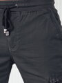 Šedé pánske cargo nohavice Dstreet UX4183