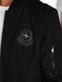 Pánska bomber bunda, prechodná, čierna Dstreet TX5029