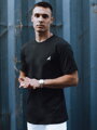 Pánske čierne tričko Dstreet RX5575