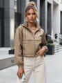 GRAUS dámska bunda béžová Dstreet TY4221