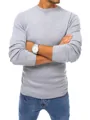 Svetlo šedý trendový sveter