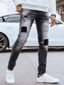 Pánske šedé džínsové nohavice Dstreet UX4293