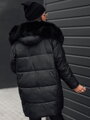 FROSTYFIT prešívaná dámska zimná bunda s kapucňou čierna Dstreet TY4675