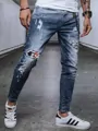 Štýlové modré džínsy