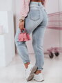 Dámske rifľové nohavice mom fit LOVENOVA UY2360