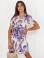 Dámske elegantné šaty CHICLOVE fialové EY2526