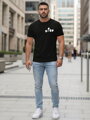 Bedrucktes Feuerwehr-T-Shirt mit Totenkopf für Männer NX054R