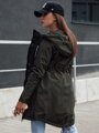 VERCHA dámska bunda parka zelená Dstreet TY4403
