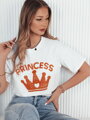 T-shirt damski PRINCY biały Dstreet RY2392