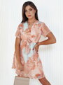 Dámske elegantné šaty CHICLOVE oranžové EY2517