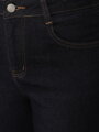 Dámske rifle bootcut s vysokým pásom tmavomodré UY2956