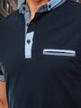 Pánske polo tričko modré Dstreet PX0621