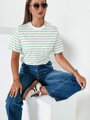 T-shirt damski RILANT zielony Dstreet RY2563