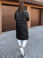 Čierna oversize bunda 