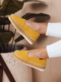 Dámske espadrilky LANSI žlté ZY0056
