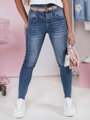 Dámske rifľové nohavice skinny BLUESTYL tmavomodré UY2368