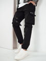 Čierne pánske jogger nohavice Dstreet UX4205
